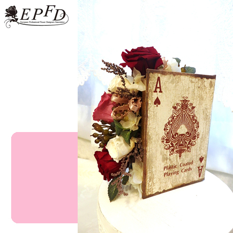 プリザーブドフラワー　ブックアレンジメント