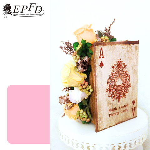 プリザーブドフラワー　ブックアレンジメント