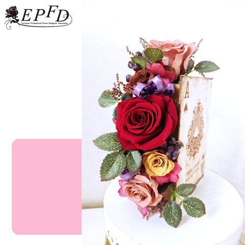 プリザーブドフラワー　ブックアレンジメント