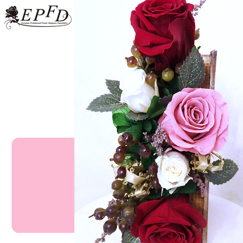 プリザーブドフラワー　ブックアレンジメント