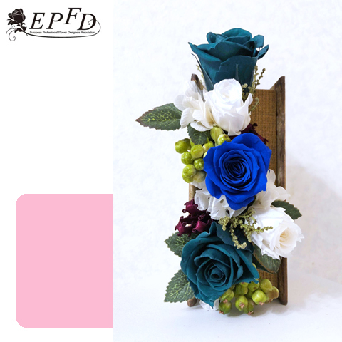 プリザーブドフラワー　ブックアレンジメント