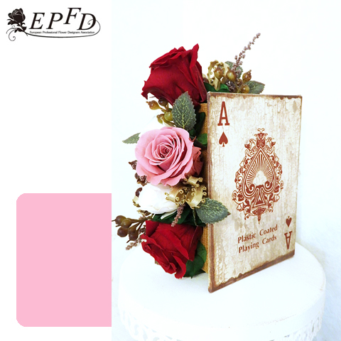 プリザーブドフラワー　ブックアレンジメント