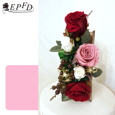 プリザーブドフラワー　ブックアレンジメント