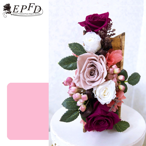 プリザーブドフラワー　ブックアレンジメント