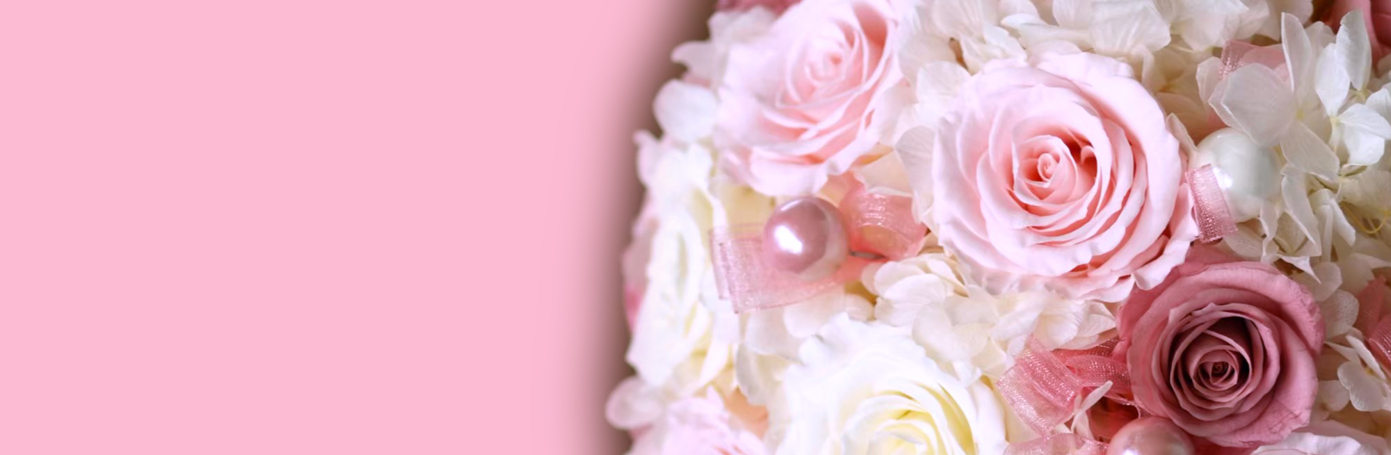 プリザーブドフラワー　オーバルブーケ