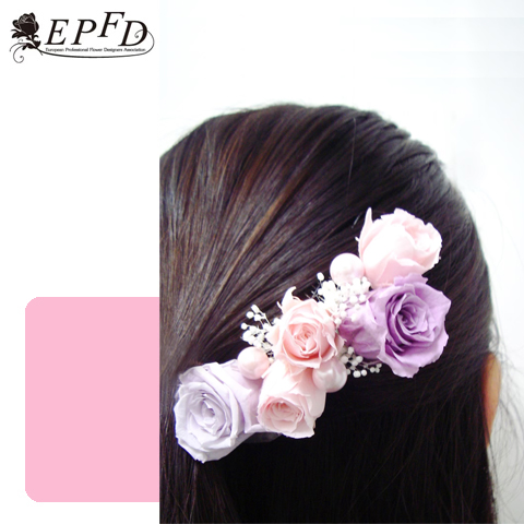 プリザーブドフラワー　ヘッドドレス