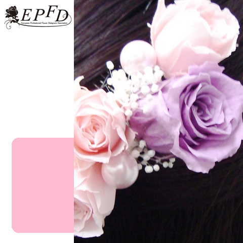 プリザーブドフラワー　ヘッドドレス