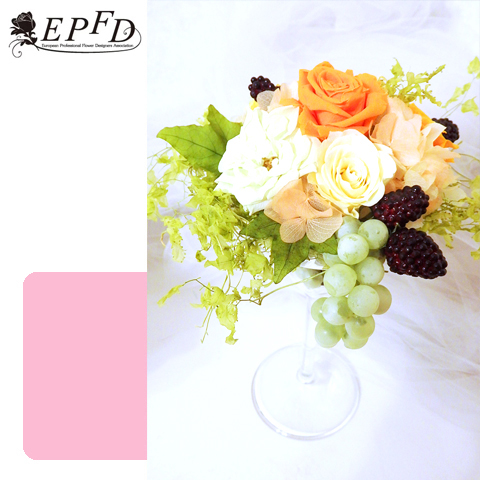 プリザーブドフラワー　ドレープ