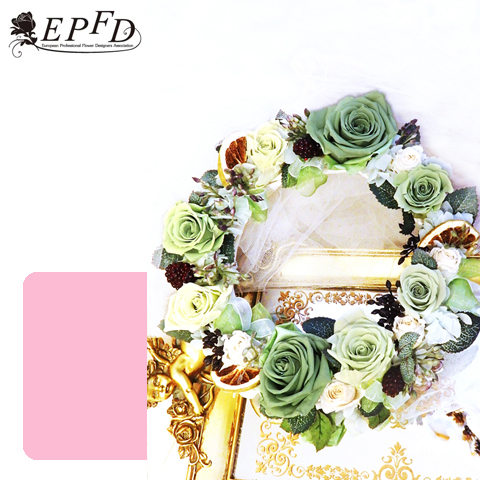 プリザーブドフラワー　リース