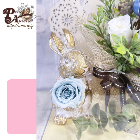 プリザーブドフラワー　イースターアレンジ