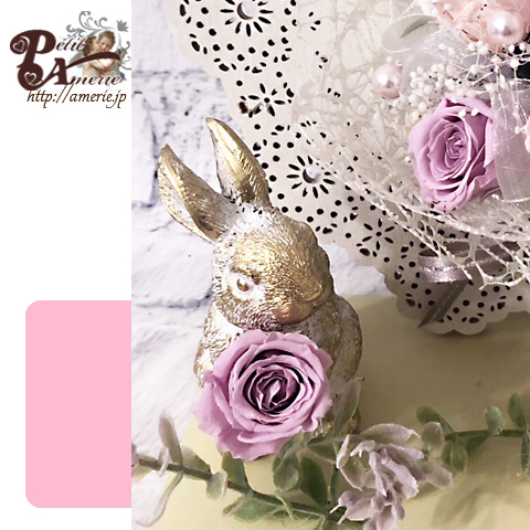 プリザーブドフラワー　イースターアレンジ