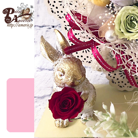 プリザーブドフラワー　イースターアレンジ