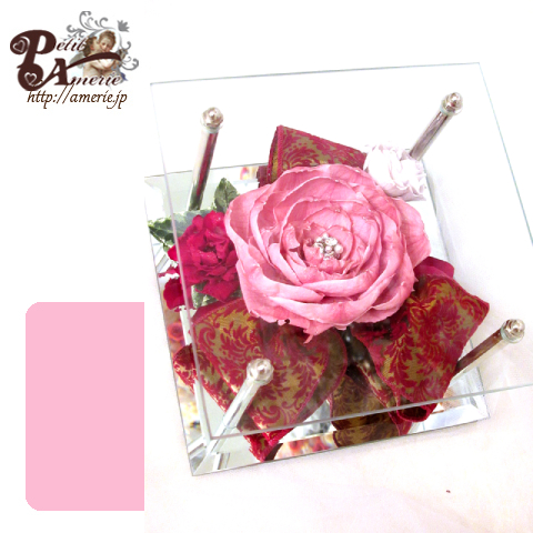 プリザーブドフラワー　メリアアレンジ