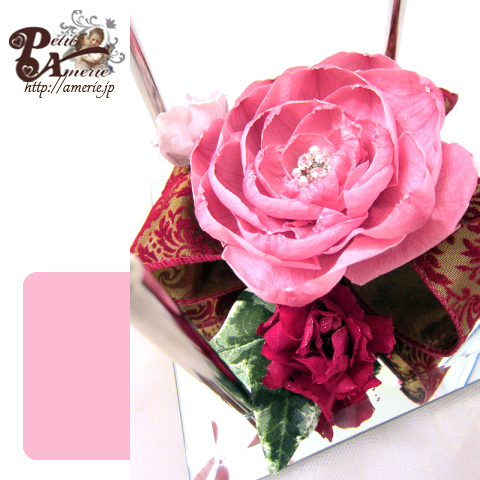 プリザーブドフラワー　メリアアレンジ