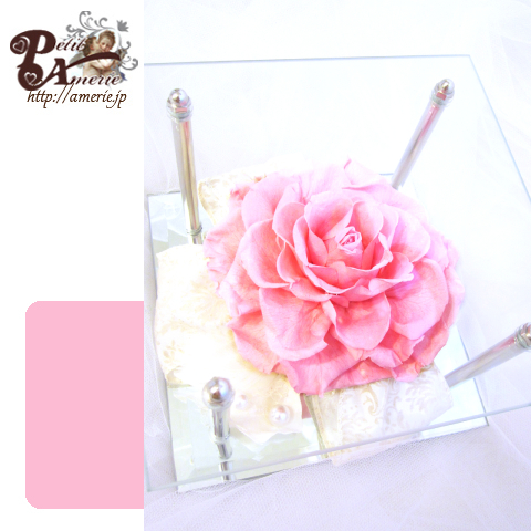 プリザーブドフラワー　メリアアレンジ