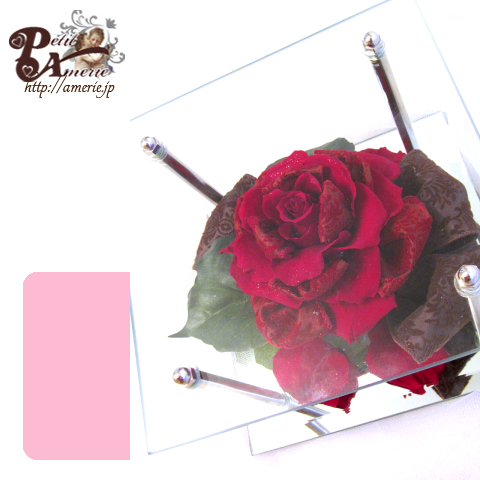 プリザーブドフラワー　メリアアレンジ