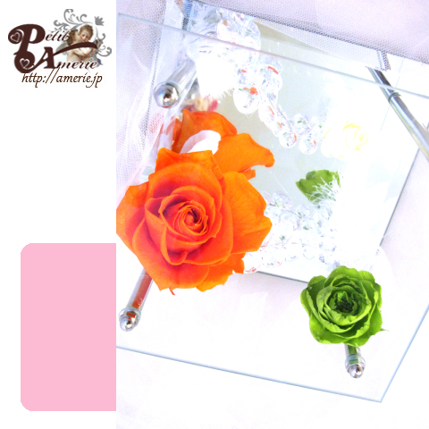 プリザーブドフラワー　メリアアレンジ