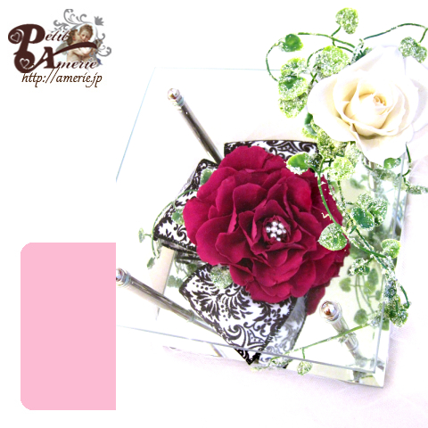 プリザーブドフラワー　メリアアレンジ