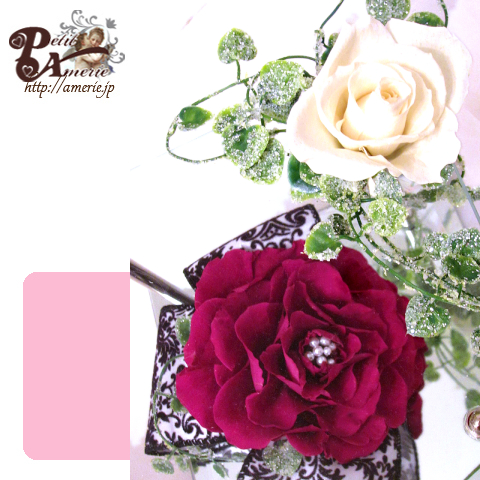 プリザーブドフラワー　メリアアレンジ
