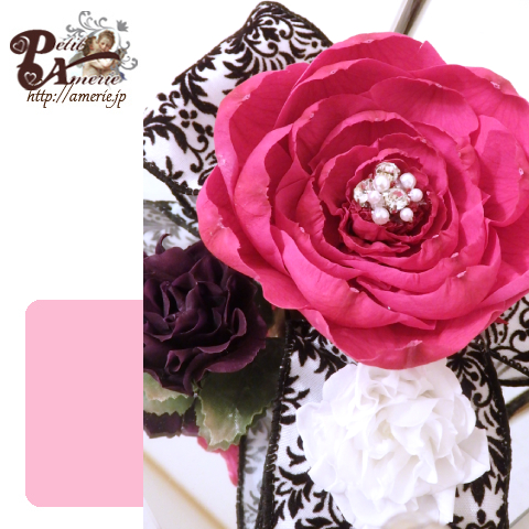 プリザーブドフラワー　メリアアレンジ