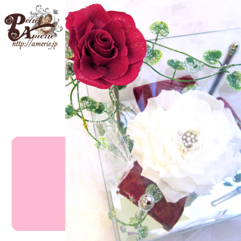 プリザーブドフラワー　メリアアレンジ