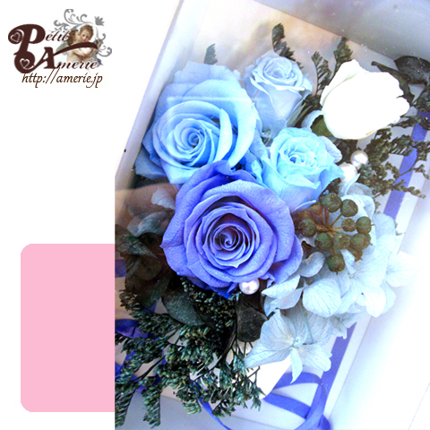 プリザーブドフラワー　フレームアレンジ