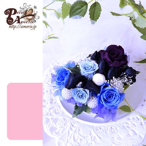 プリザーブドフラワー　ローズいっぱいのハートアレンジ