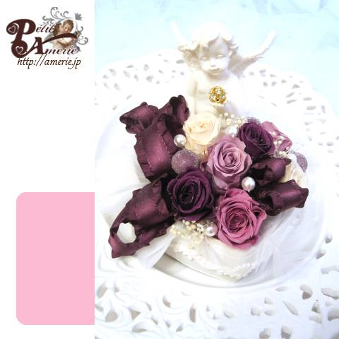 プリザーブドフラワー　エンジェルアレンジ