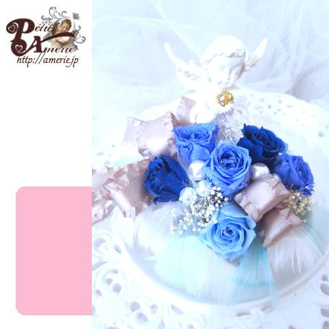 プリザーブドフラワー　エンジェルアレンジ