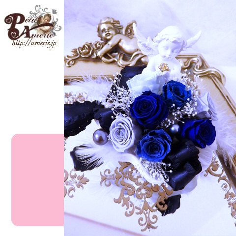 プリザーブドフラワー　エンジェルアレンジ