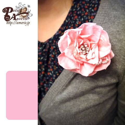 プリザーブドフラワー　コサージュメリア