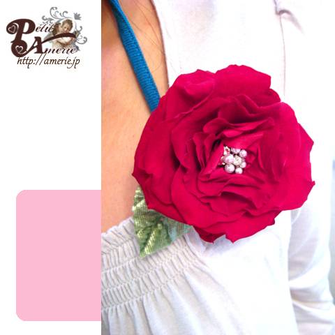 プリザーブドフラワー　コサージュメリア