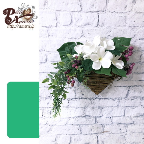 アーティフィシャルフラワー　ハンギングバスケット