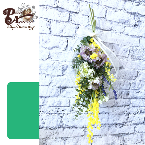 アーティフィシャルフラワー　吊り下げスワッグ