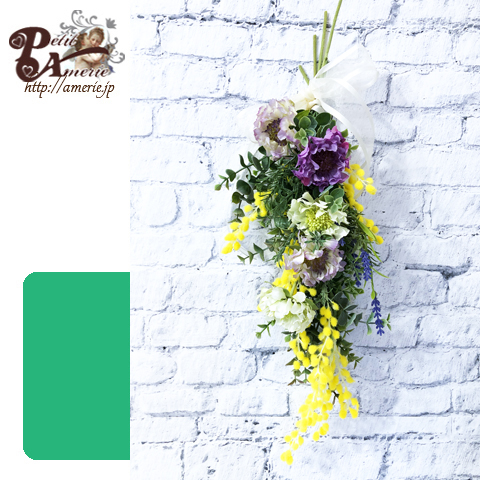 アーティフィシャルフラワー　吊り下げスワッグ