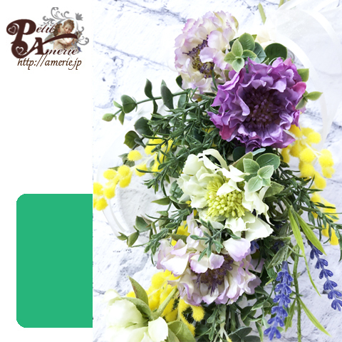 アーティフィシャルフラワー　吊り下げスワッグ