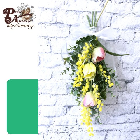 アーティフィシャルフラワー　吊り下げスワッグ