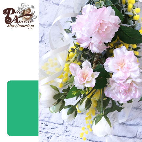 アーティフィシャルフラワー　吊り下げスワッグ