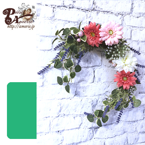 アーティフィシャルフラワー グリーンデコレーション